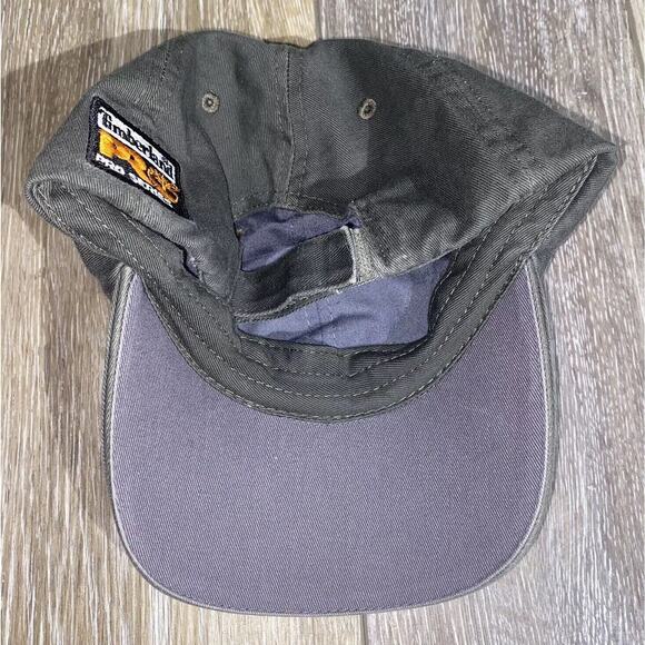 Timberland Pro Series Boot Outlet Gray Yellow Adjustable Baseball Hat Cap - Picture 12 of 12